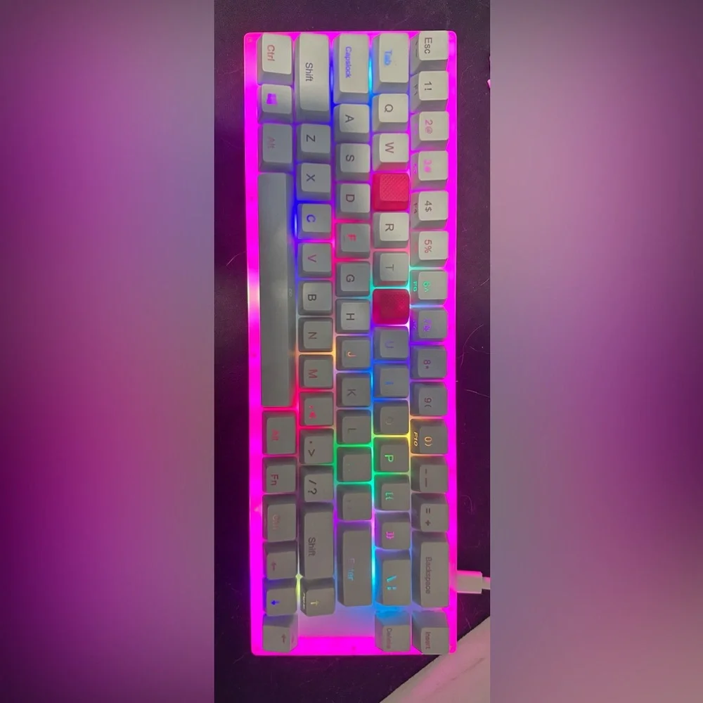 Light Board Gaming Keyboard Mechanical Red Switch